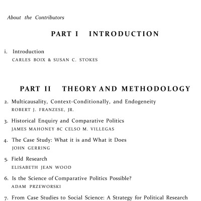 Sách The Oxford Handbook of Comparative Politics (Oxford Handbooks of Political Science)