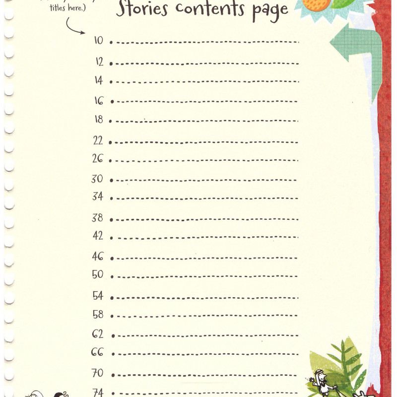 THE USBORNE WRITE YOUR OWN STORY BOOK (Sách màu)
