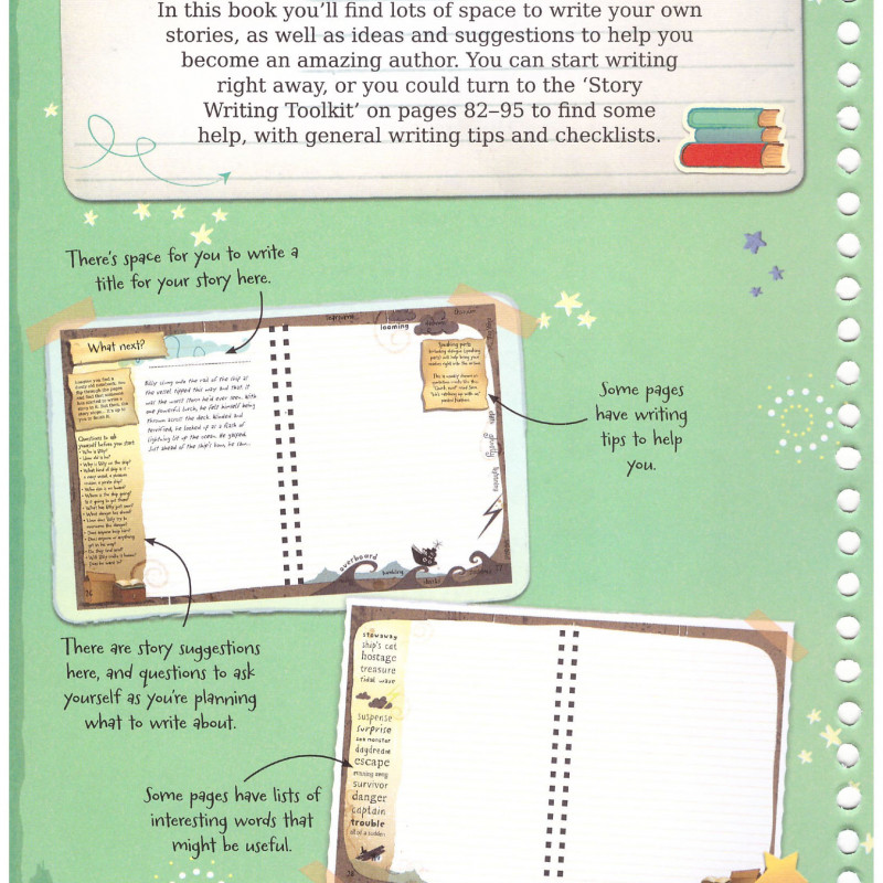 THE USBORNE WRITE YOUR OWN STORY BOOK (Sách màu)
