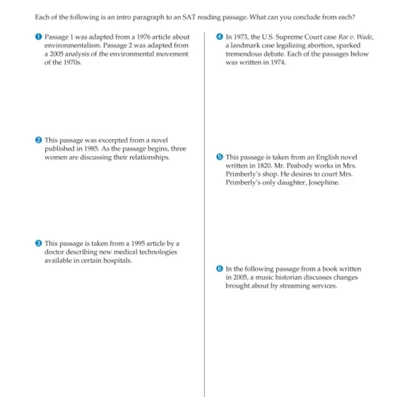Top 50 SAT Reading, Writing, and Language Skills, 3rd Edition