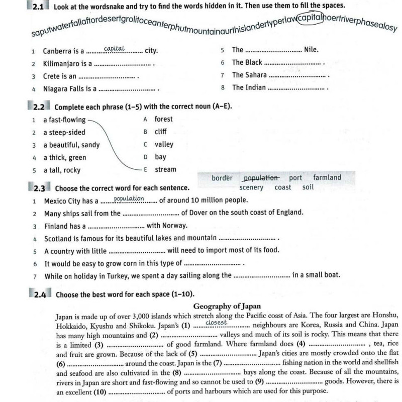 VOCABULARY FOR PET WITH ANSWERS (Sách đen trắng)