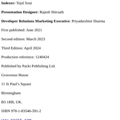 Web Development with Blazor - Third Edition - Hanoi Bookstore