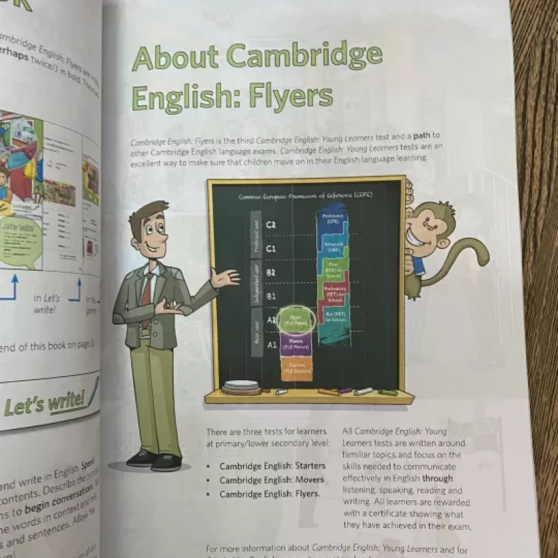 Bộ 3 quyển A1 Movers, FLYERS, STARTERS WORDLIST PICTURE BOOK