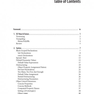 You Don't Know JS: ES6 & Beyond